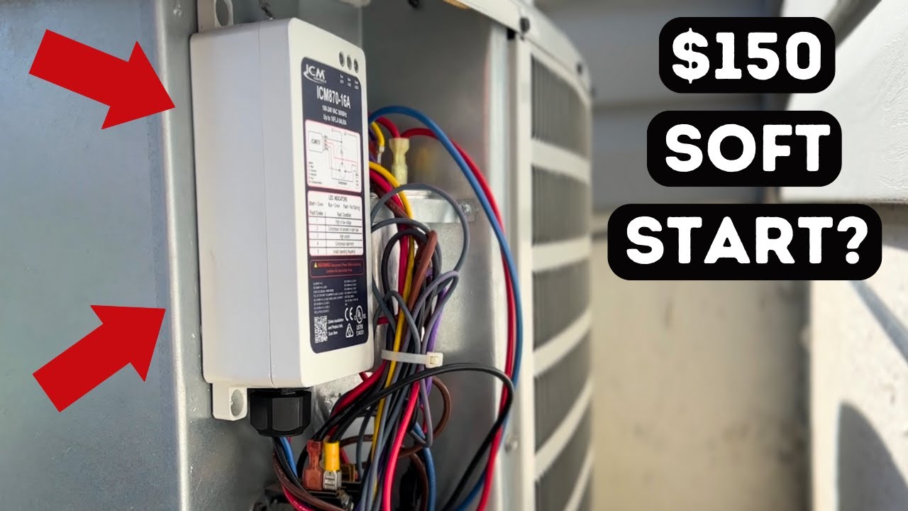This $150 Soft Start Allows You To Run Your A/C With A Generator!  Introducing The ICM870 