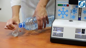 Analyzer of freezing point in milk Cryoscope "Termoscan Mini" (English, female voice)