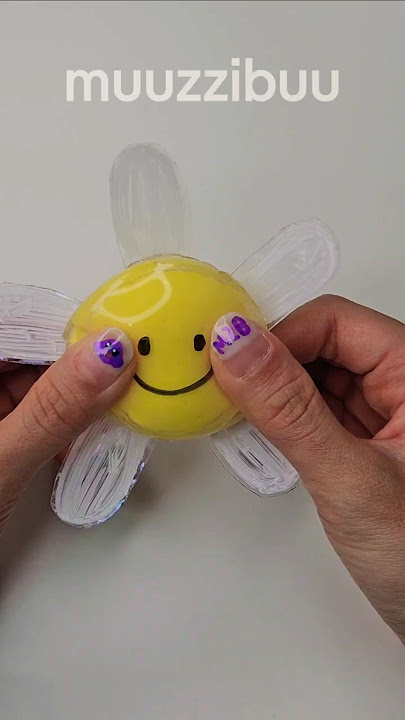 Smile Flower Squishy with Nano Tape #diy #nanotape #squishy #satisfying #cute