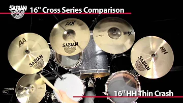 SABIAN 16" Cross Series Crash Comparison