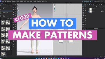 How to make and copy patterns on CLO3D