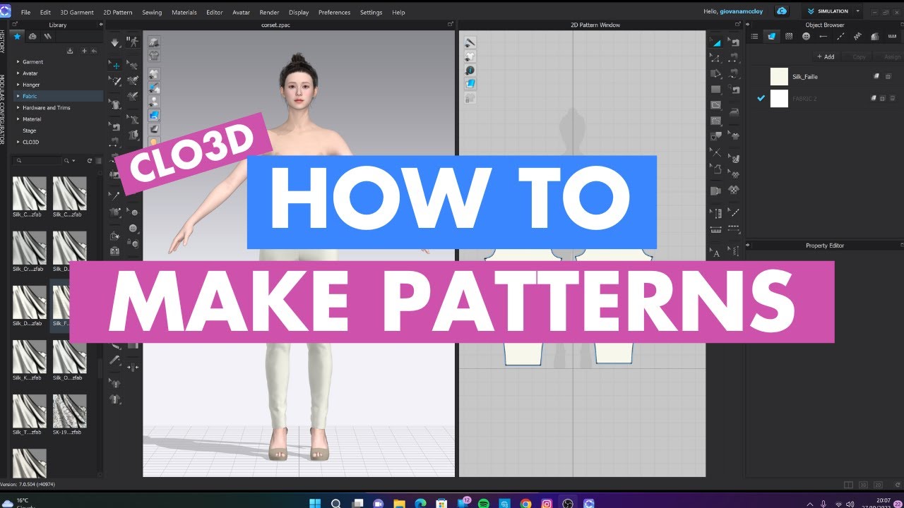 how-to-make-patterns-on-clo3d-youtube