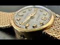 Rolex so small watchmaker struggles to fix it - vintage gold Rolex watch restoration 
