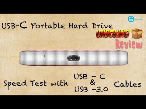 Review - Unboxing  & Speed Test 1TB  (G- Technology ) G-Drive Mobile USB-C Drive