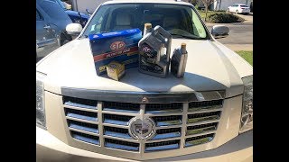 CADILLAC ESCALADE SIMPLE OIL CHANGE