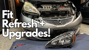 Honda Fit Series Ep 2: Bi-LED Retrofit Headlights & Refinishing Faded Plastics