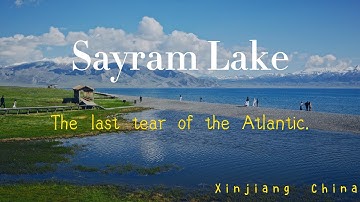7 Minutes of Pure Peace: Sayram Lake Aerial Drone Footage (Relaxing)