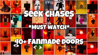 [ROBLOX]Doors Hotel+ Update Seek Chases VS 40 Other Fanmade Doors #doors #roblox #gaming