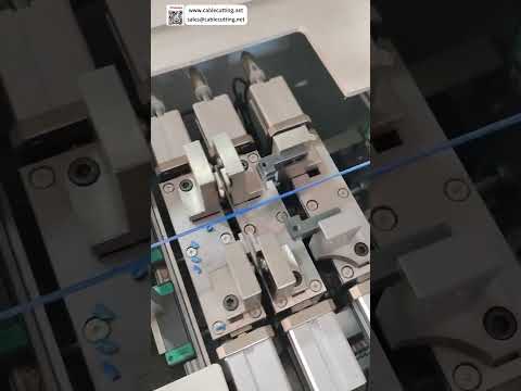 Electronic Wire Mid Span Stripping Machine  Adjustable Length Easy Blade Change Processing - Shorts