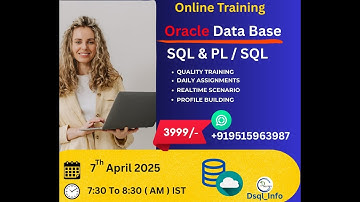 Oracle SQL & PLSQL  | DATABASE || New Batch Started-2025