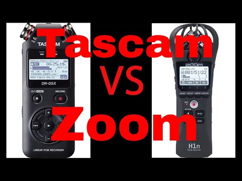 Tascam DR-05X Vs Zoom  H1n samples, voice-overs
