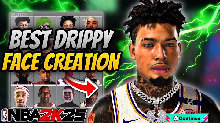 NBA 2K25 BEST DRIPPY FACE CREATION TUTORIAL!