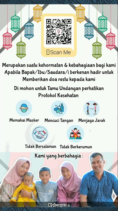 Undangan Digital Khitan | Walimatul Khitan | Khitanan | Sunatan | Kekinian Animasi Modern