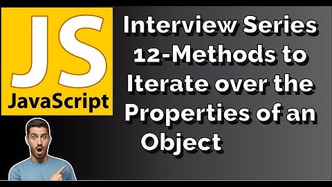 How to iterate over Object in javascript