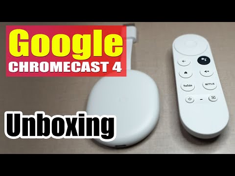 Google Chromecast 4 Unboxing #chromecast #google #unboxing