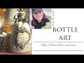 BOTTLE ART!Πως να διακοσμησω ενα μπουκαλι!