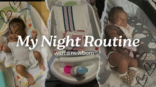 MY REALISTIC* NIGHT ROUTINE WITH A NEWBORN | W/ A 1 MONTH OLD