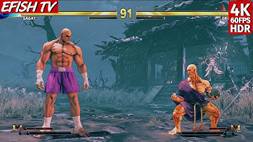 Sagat vs Oro (Hardest AI) - Street Fighter V