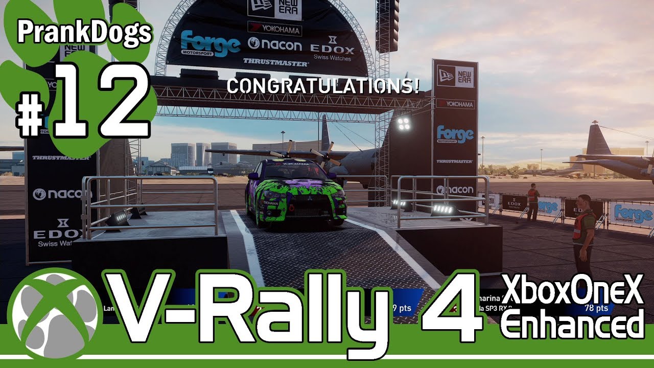 #12【V-Rally4 on Xbox】初・優・勝♪【大型犬の実況】
