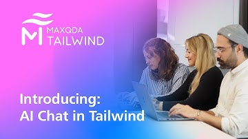 AI Chat in MAXQDA Tailwind