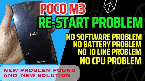 Poco m3 Restart Problem | No software problem | New problem found #pocom3 #trending #youtube