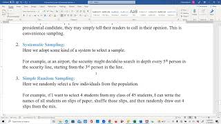 Elementary Statistics Lesson 6A: Sampling Techniques Introduction (HW 1 Problems 14-23)