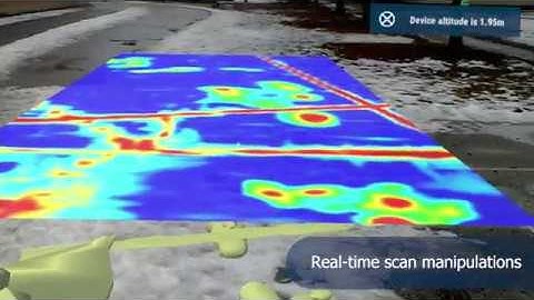 GPR scan visualization with vGIS