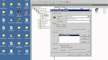 SQL 2000 Backup and Restore