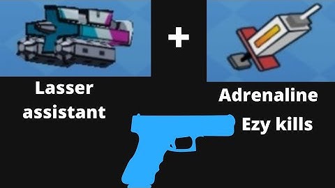 Power of lasser assistant + adrenaline | Build and shoot | Blockman go
