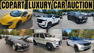 Copart luxury car auction