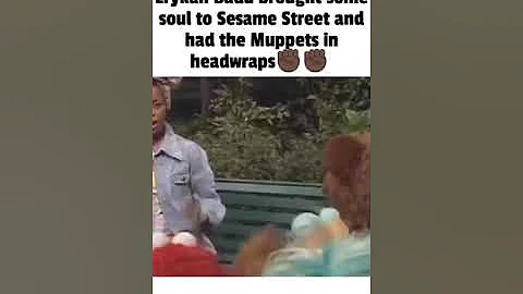 Erika Badu on Sesame Street teaching friendship!!!