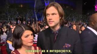 Интервью Джареда и Женевьев на красной дорожке PCA
