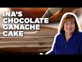 How to Make Ina's Chocolate Ganache Cake | Food Network
