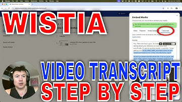 ✅ Hoe vind je een Wistia-videotranscript 🔴