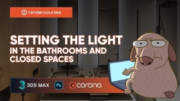 Bathroom Interior Visualization | Setting The Light In Corona Render