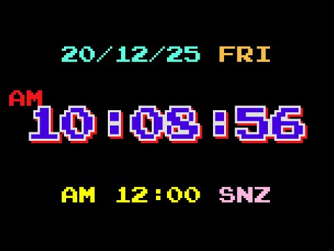 PsPsClock "Pixel"   無料 音楽対応 目覚まし時計 & カレンダー アプリ   プロモ動画