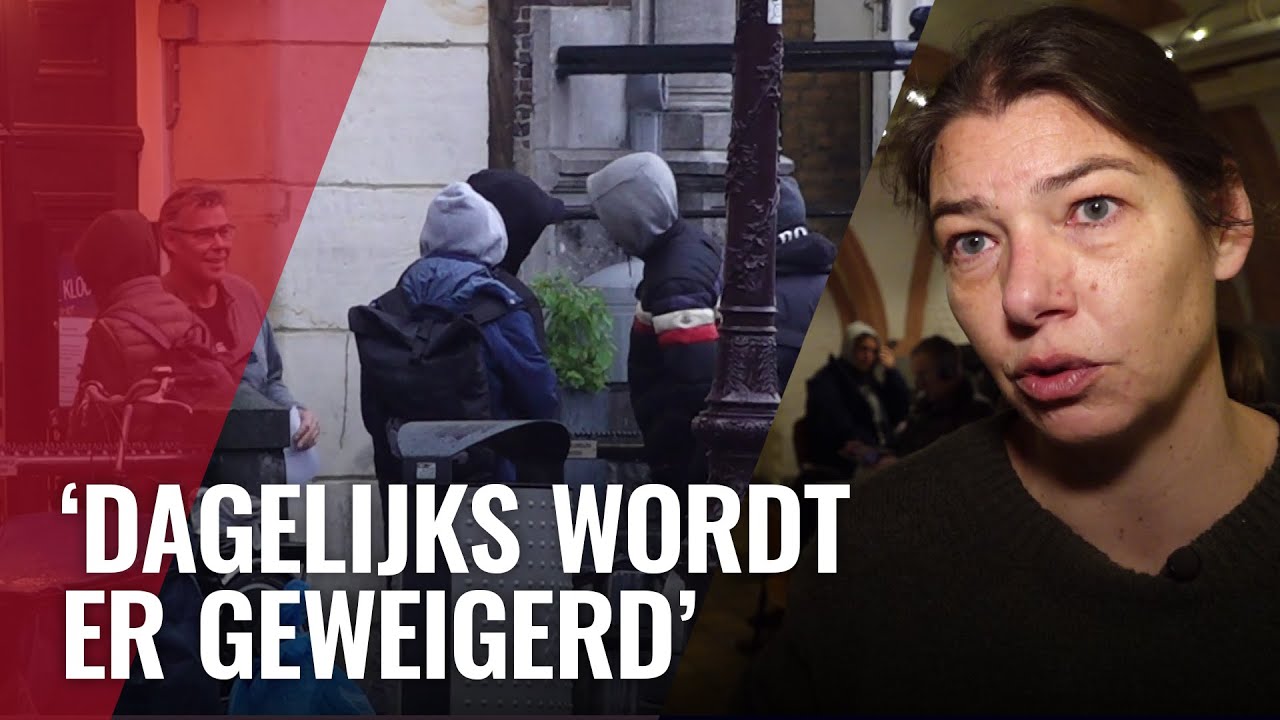 Rijen met daklozen: opvang kan aantallen niet meer aan