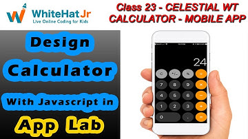 How to design Math Calculator in JavaScript Block Coding in CODE.ORG Website | Whitehat jr Class 23
