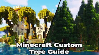 How to build my Custom Trees in Minecraft 1.14 Survival [WORLD DOWNLOAD]