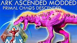 Beware the T-Rex Roar In Ark Primal Descended! E02 Ark Pooping Ascended Mods!