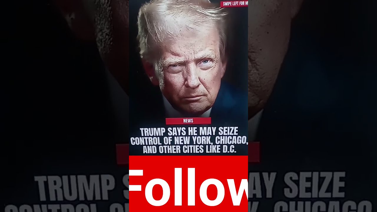 Donald Trump Says He May Seize Control Of New York Chicago Other Cities Like DC Donaldtrump