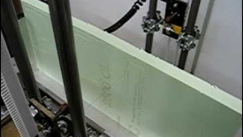 Homemade CNC hot wire cutting