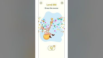 DOP 2: Delete One Part solution Level 386 Android. IOS walkthrough Gameplay #shorts #aounsquad