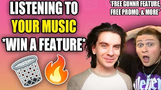 Listening to YOUR MUSIC *FREE GUNNR FEATURE*