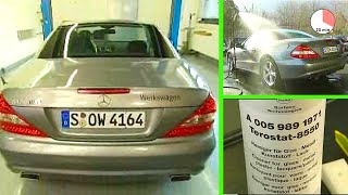 Mercedes-Benz SL - How to Find and Fix Water Entry in the C-Pillar and Trunk Lid | R230