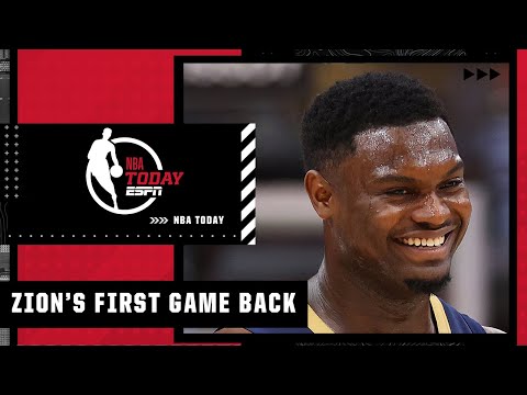 Breaking down zion williamson's first game back | nba today