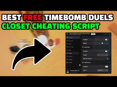 BEST FREE CLOSET CHEATING SCRIPT FOR TIMEBOMB DUELS! | Hitbox Expander | Vanish HUB