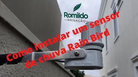 Como instalar Sensor  de Chuva Rain Bird