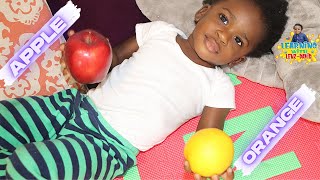APPLE and ORANGE | My Toddler Knows The Difference Between Apple and Orange|