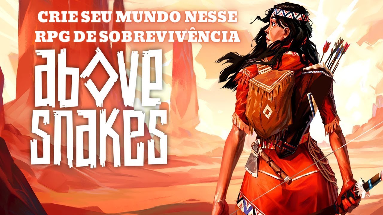 SOBREVIVÊNCIA E CONSTRUÇÃO em ABOVE SNAKES - JOGO NOVO 